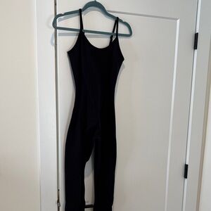 ALO Yoga Black Sleeveless Jumpsuit